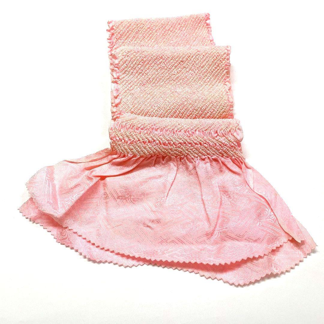 3855# Japanese Kimono Accessory Obiage and Obijime 2-piece Set Silk Shibori