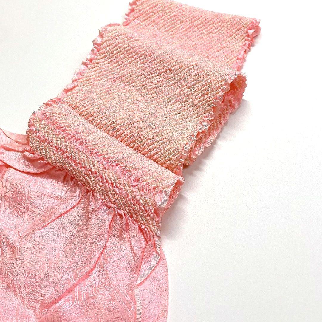 3855# Japanese Kimono Accessory Obiage and Obijime 2-piece Set Silk Shibori
