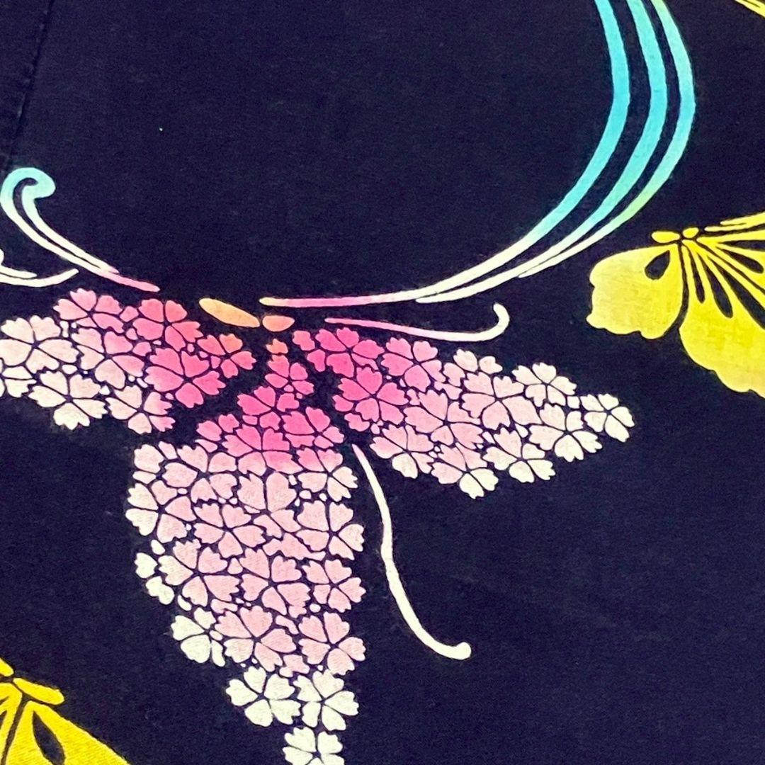 4838# Japanese Yukata Kimono Vintage Cotton Fabric Robe Women's Traditional