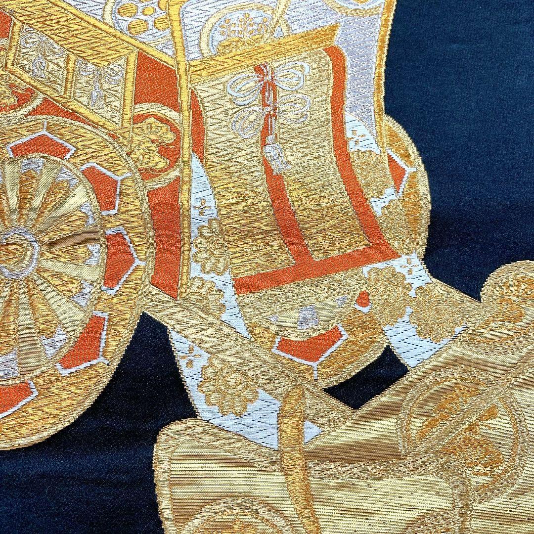 3794# Japanese Vintage Fukuro Obi Belt Kimono Fabric Silk Traditional Untailored