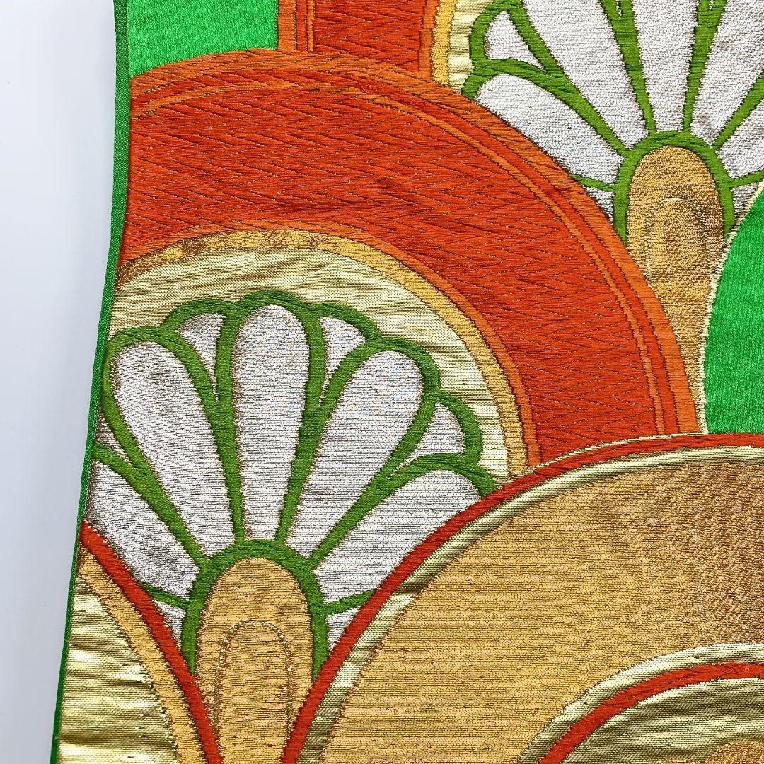 2158# Japanese Vintage Fukuro Obi Belt Kimono Fabric Silk Traditional Untailored