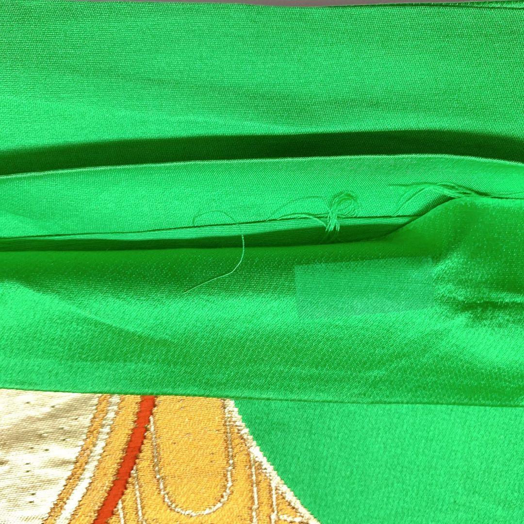 2158# Japanese Vintage Fukuro Obi Belt Kimono Fabric Silk Traditional Untailored
