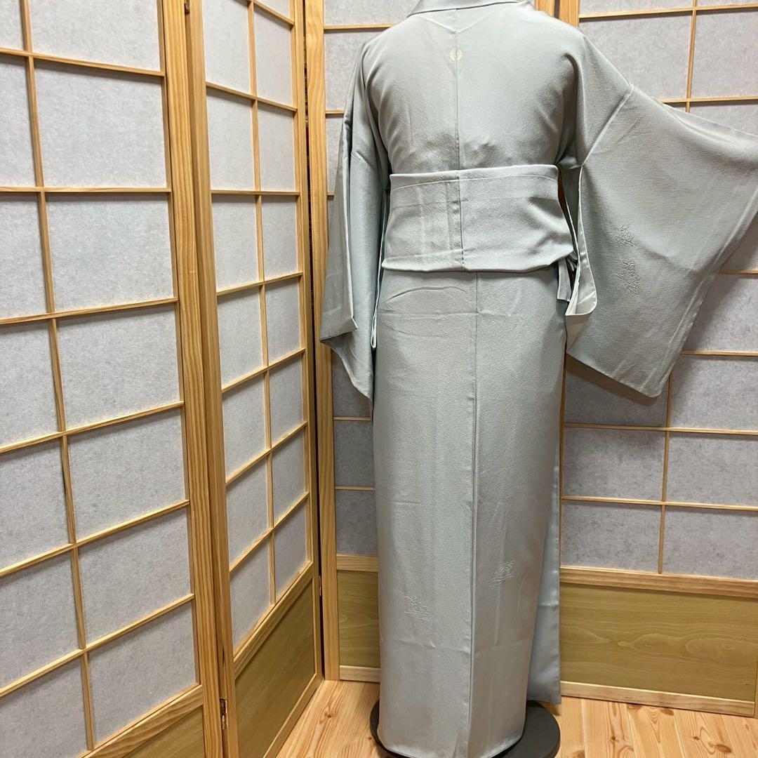 5448# Japanese Kimono Vintage Womens Silk Fabric Robe Kimono only sold