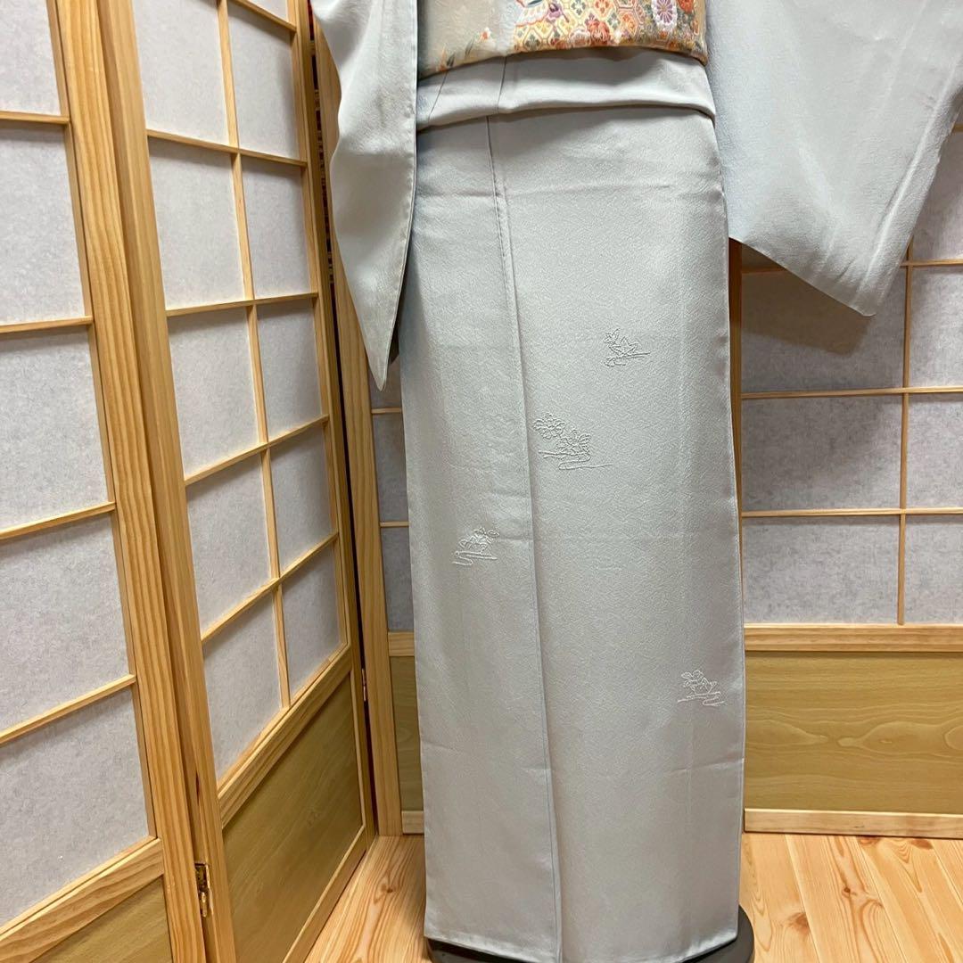5448# Japanese Kimono Vintage Womens Silk Fabric Robe Kimono only sold