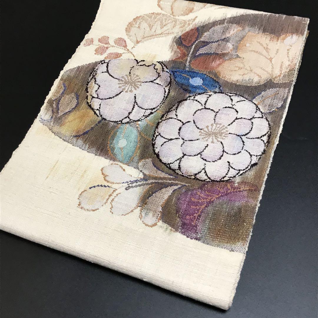 5804# Japanese Vintage Nagoya Obi Belt Kimono Fabric Silk Traditional