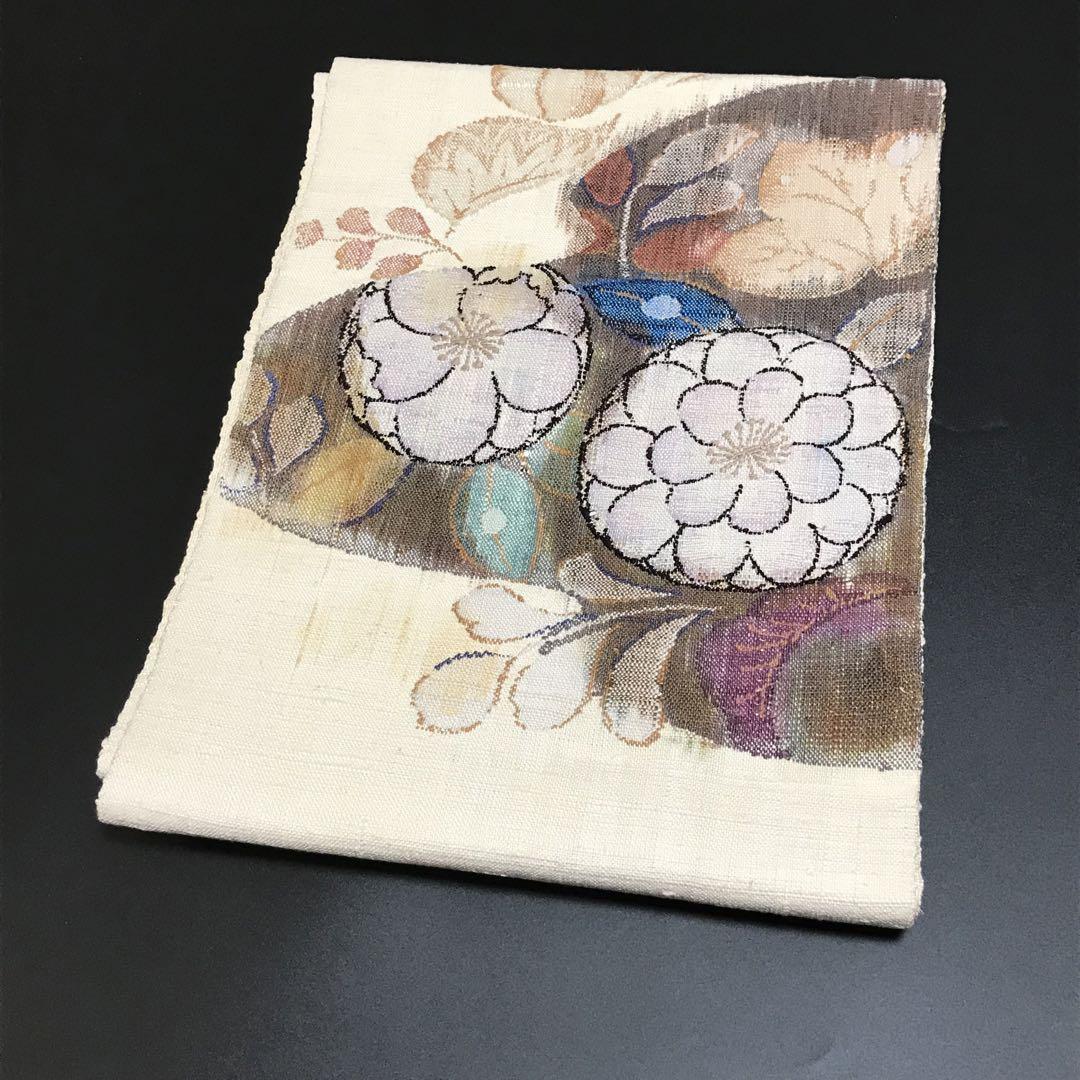5804# Japanese Vintage Nagoya Obi Belt Kimono Fabric Silk Traditional