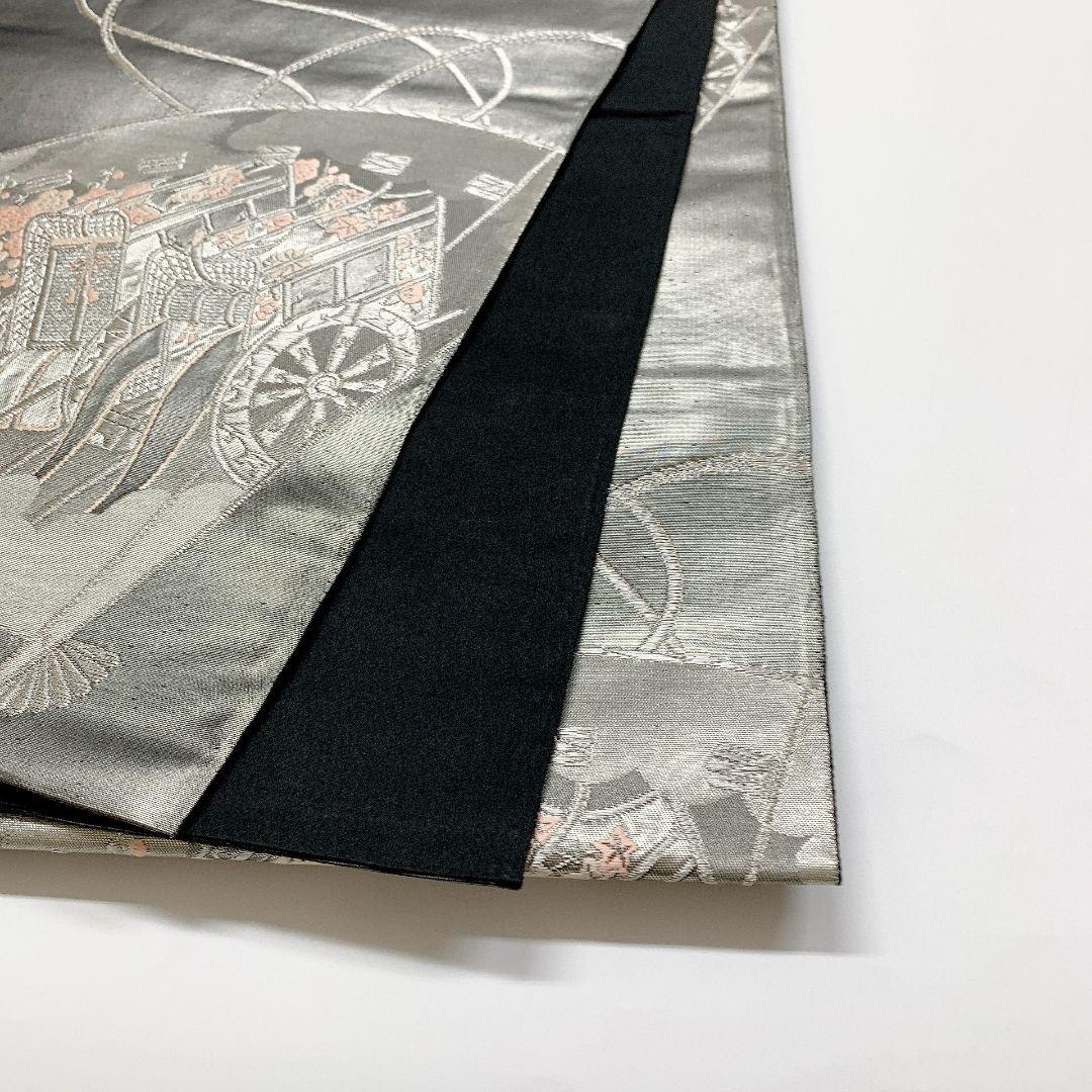 5081# Japanese Vintage Fukuro Obi Belt Kimono Fabric Silk Traditional