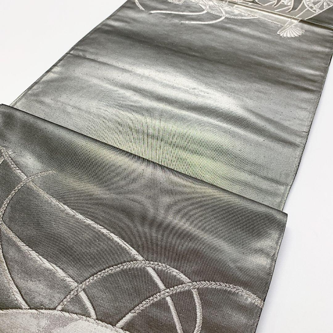 5081# Japanese Vintage Fukuro Obi Belt Kimono Fabric Silk Traditional