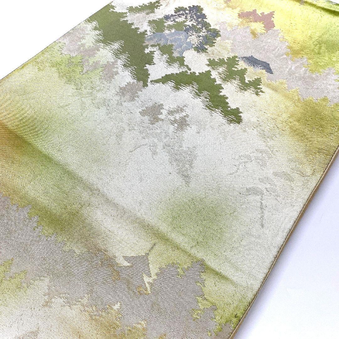 4512# Japanese Vintage Fukuro Obi Belt Kimono Fabric Silk Traditional