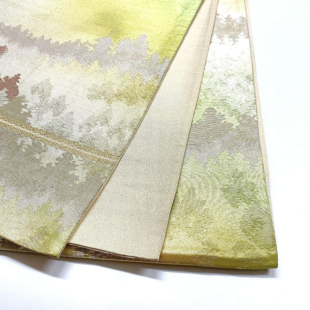 4512# Japanese Vintage Fukuro Obi Belt Kimono Fabric Silk Traditional