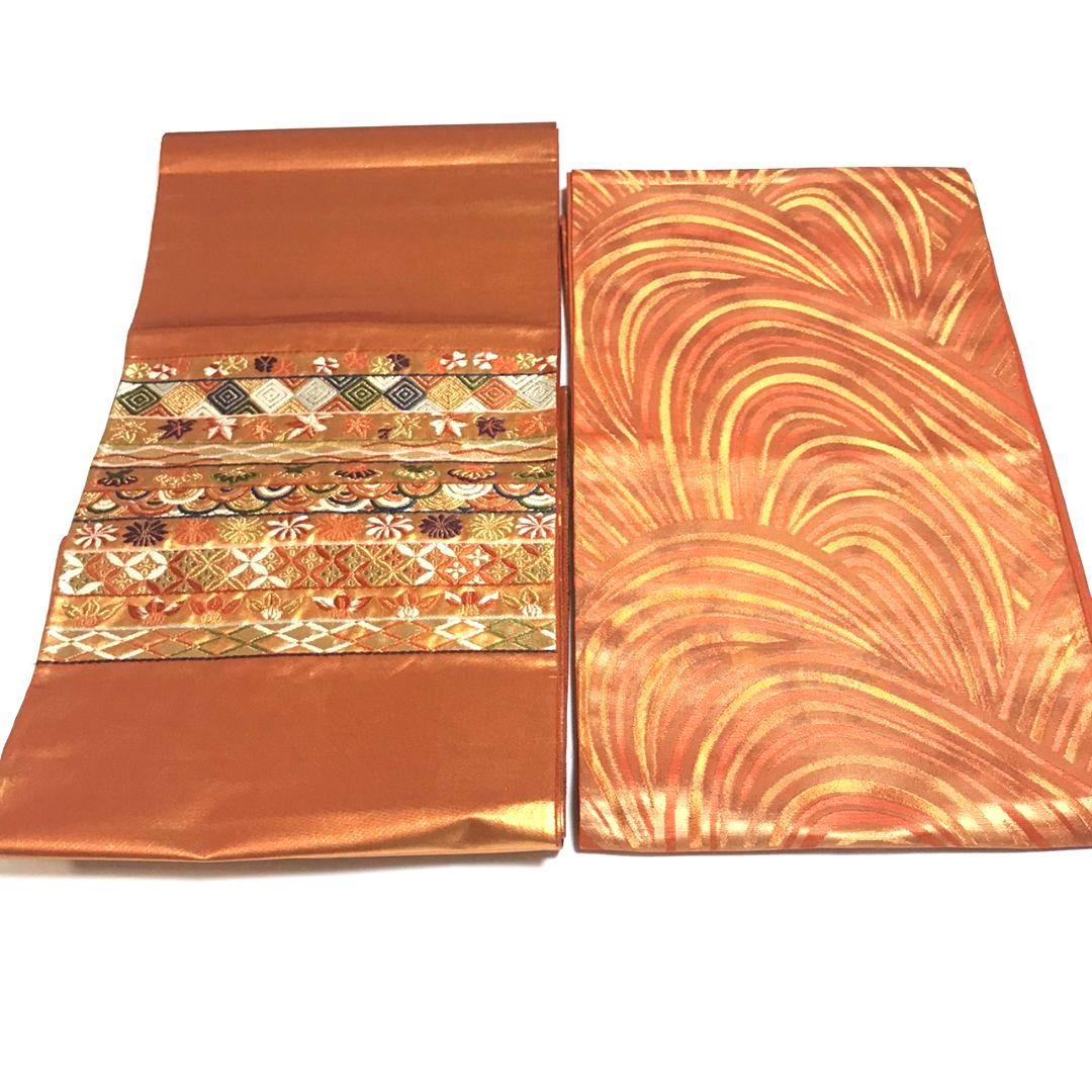 6094# Japanese Vintage Bundle 12pcs Set Bulk Obi Belt Kimono Pure Silk Wholesale