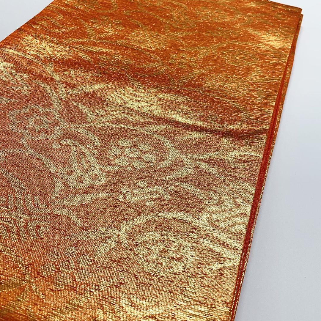 3835# Japanese Vintage Fukuro Obi Belt Kimono Fabric Silk Traditional Unused