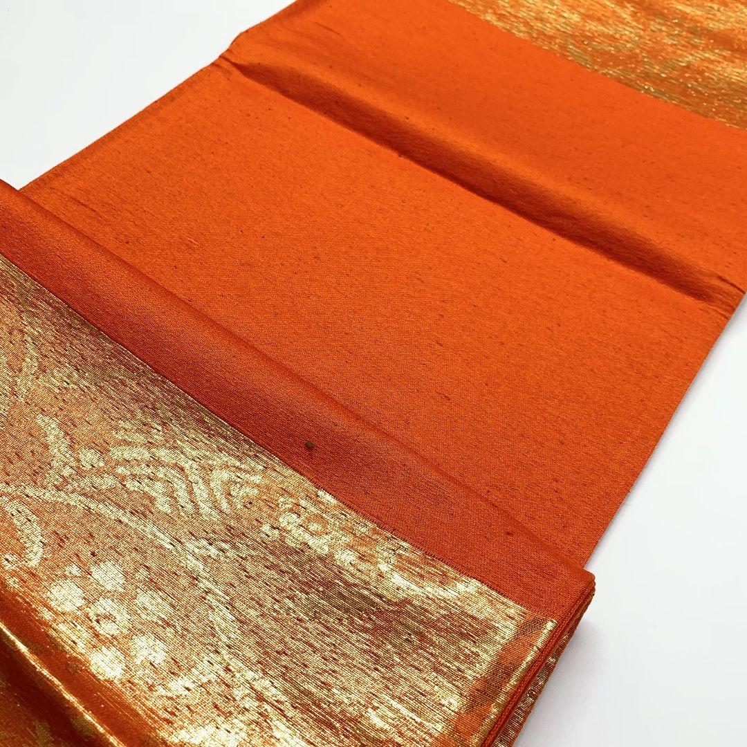 3835# Japanese Vintage Fukuro Obi Belt Kimono Fabric Silk Traditional Unused