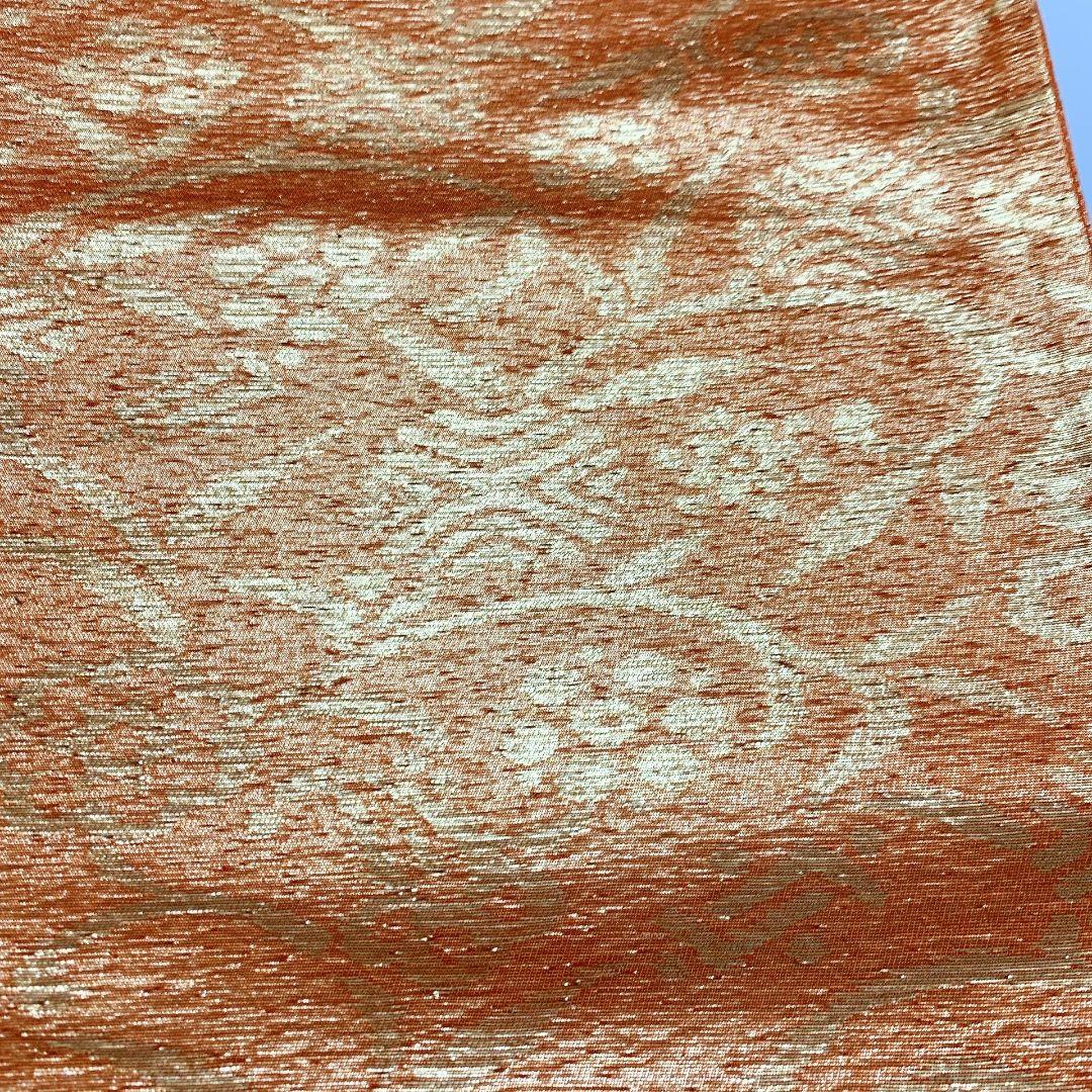 3835# Japanese Vintage Fukuro Obi Belt Kimono Fabric Silk Traditional Unused