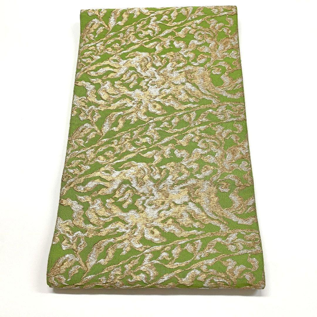 4118# Japanese Vintage Fukuro Obi Belt Kimono Fabric Silk Traditional