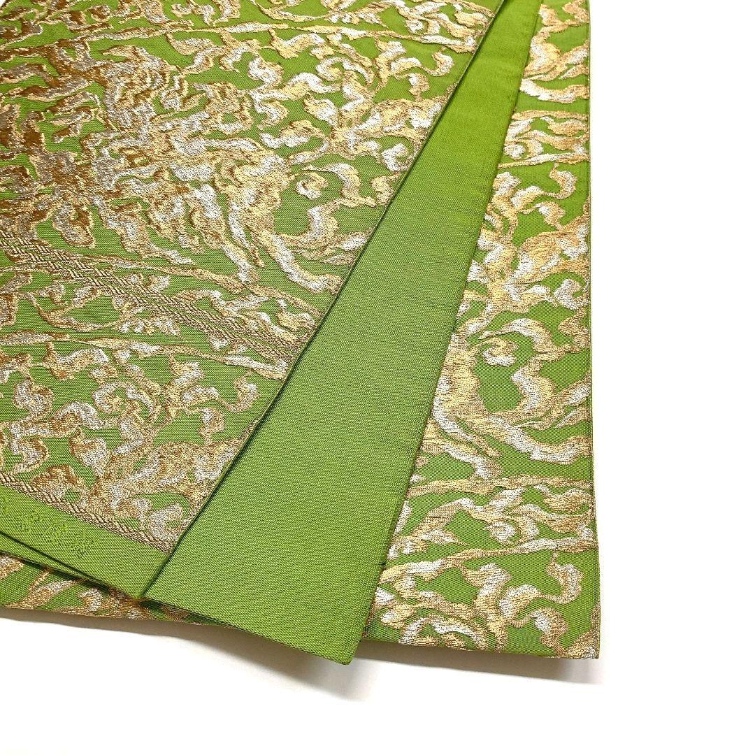 4118# Japanese Vintage Fukuro Obi Belt Kimono Fabric Silk Traditional