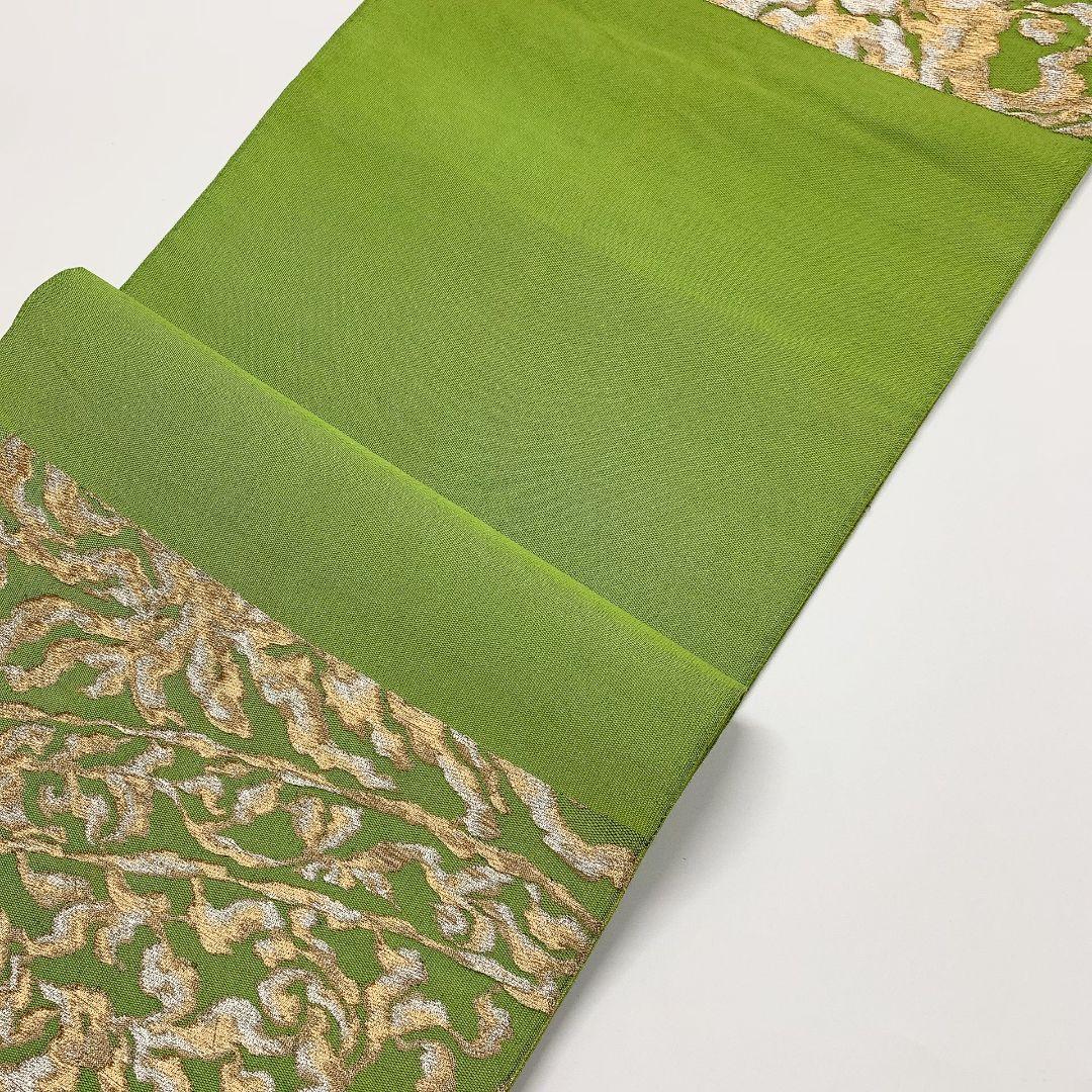 4118# Japanese Vintage Fukuro Obi Belt Kimono Fabric Silk Traditional