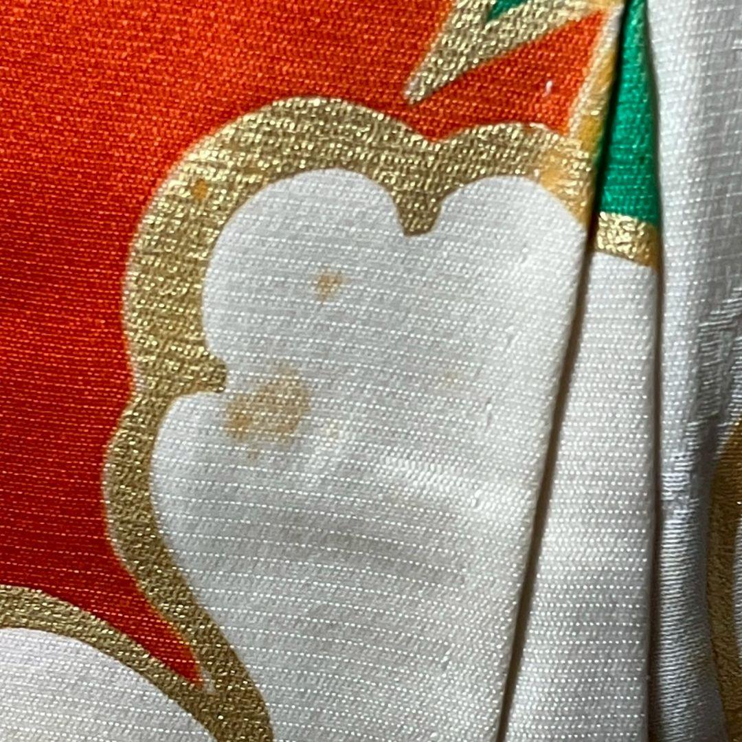 5466# Japanese Furisode Kimono Vintage Womens Silk Fabric Robe Kimono only sold
