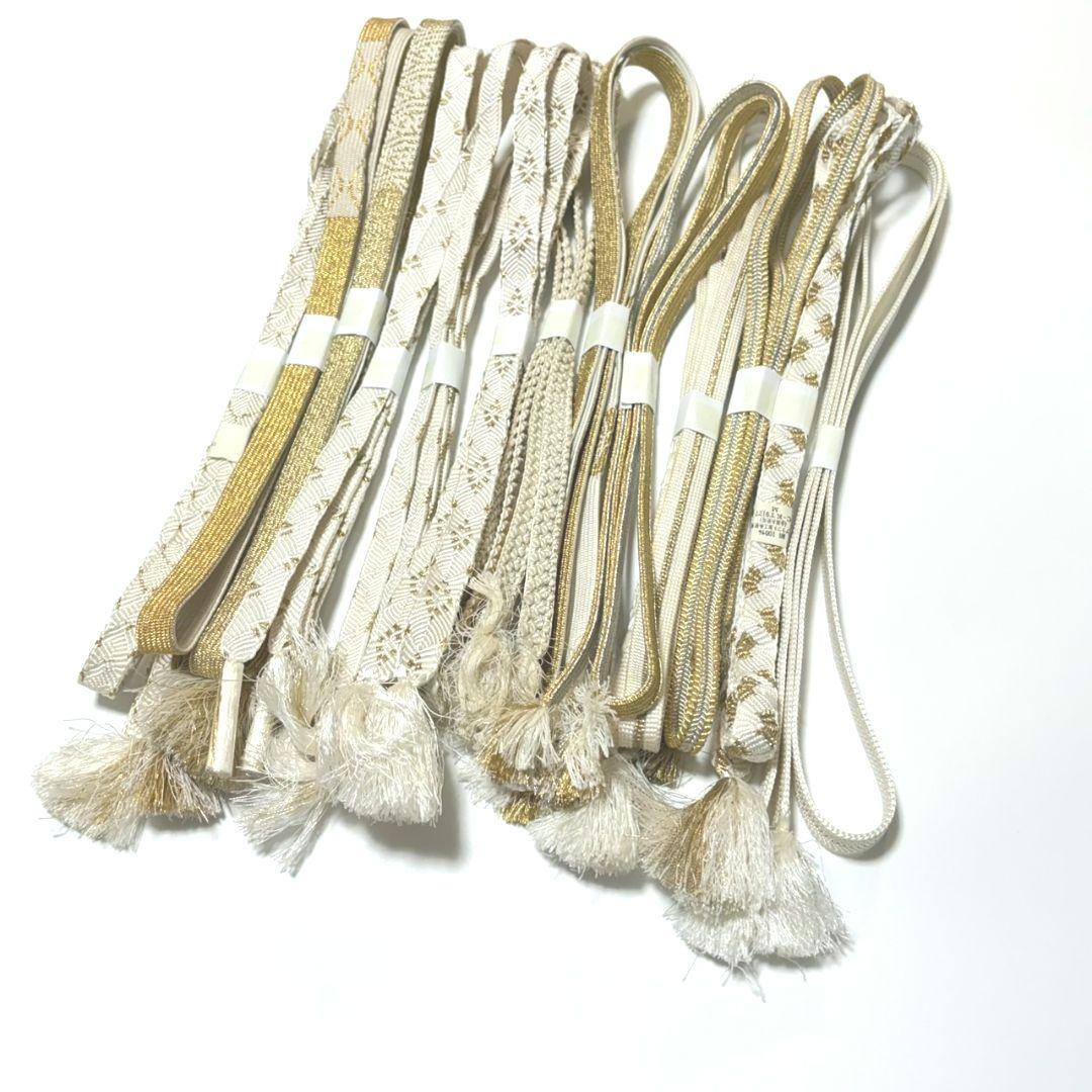 5825# Japanese Vintage Bundle 25pcs Set Bulk Obijime Kimono Silk Wholesale