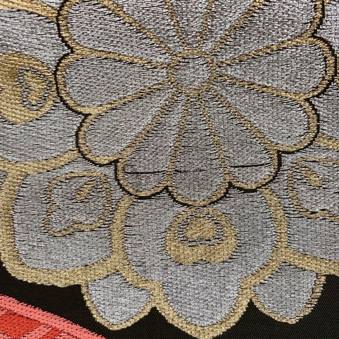 5070# Japanese Vintage Fukuro Obi Belt Kimono Fabric Silk Traditional Untailored