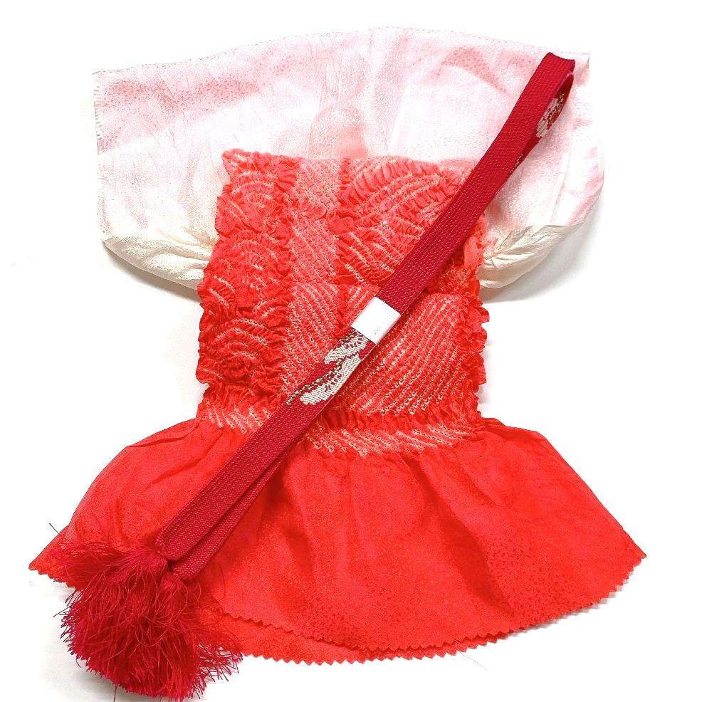 3891# Japanese Kimono Accessory Obiage and Obijime 2-piece Set Silk Shibori