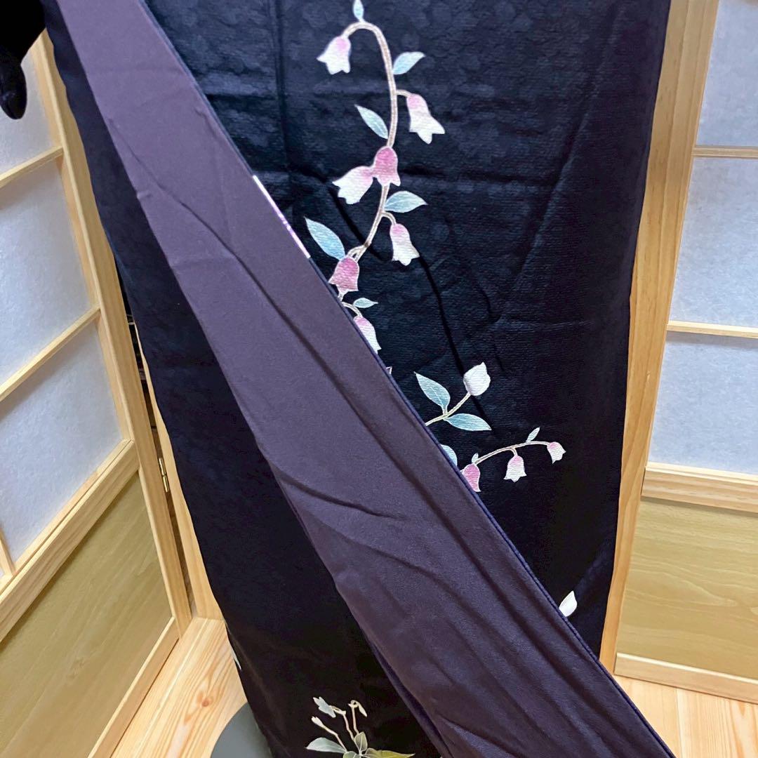 4409# Japanese Kimono Vintage Womens Silk Fabric Robe Kimono only sold