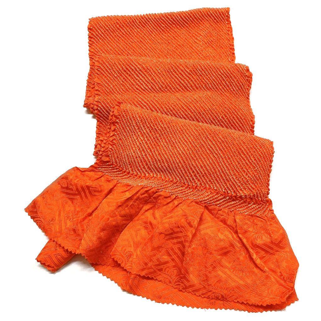 4205# Japanese Kimono Accessory Obiage and Obijime 2-piece Set Silk Shibori
