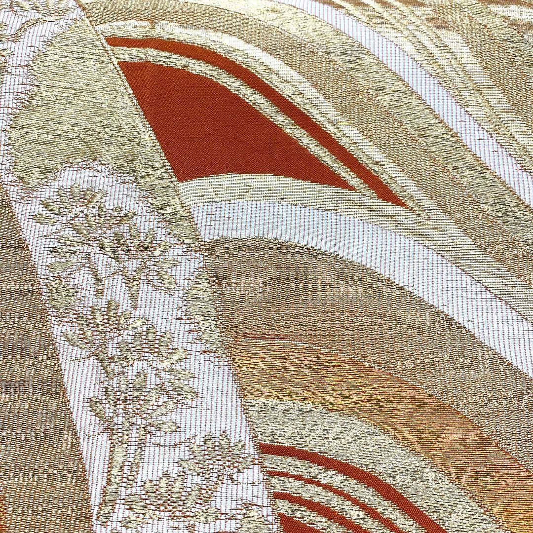 3763# Japanese Vintage Fukuro Obi Belt Kimono Fabric Silk Traditional