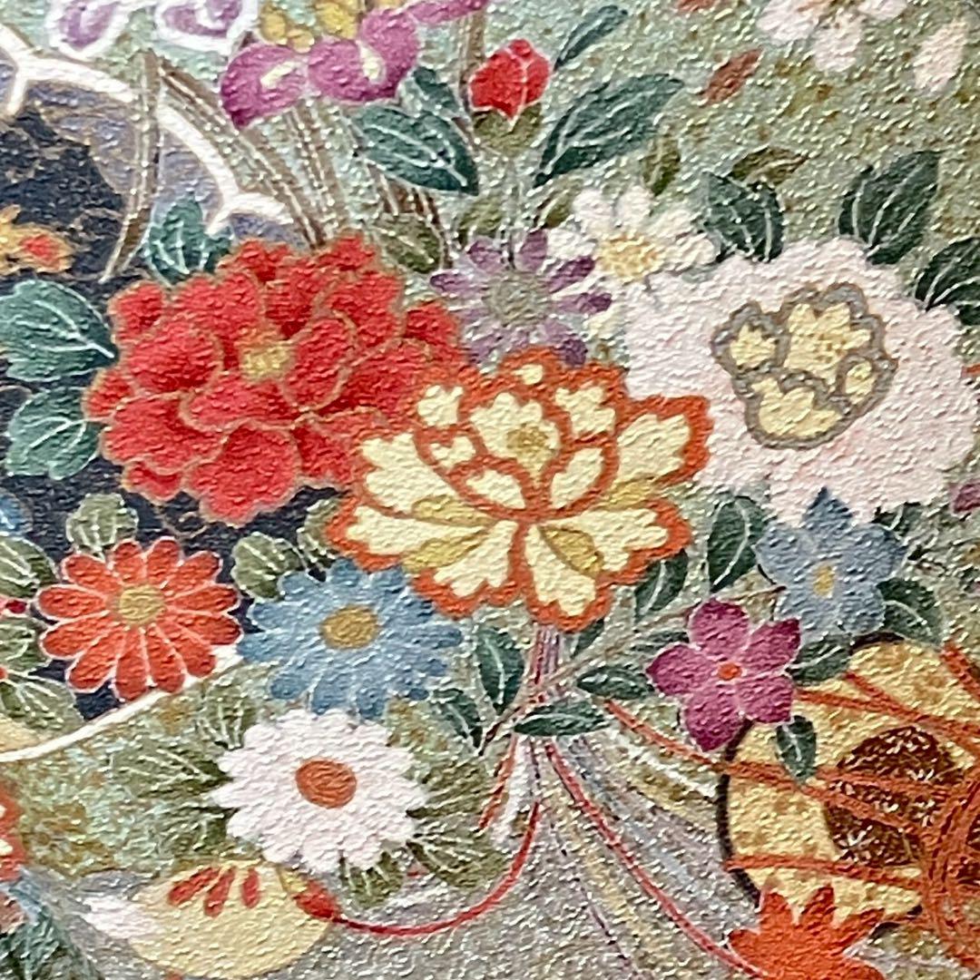 4405# Japanese Kimono Vintage Womens Silk Fabric Robe Kimono only sold