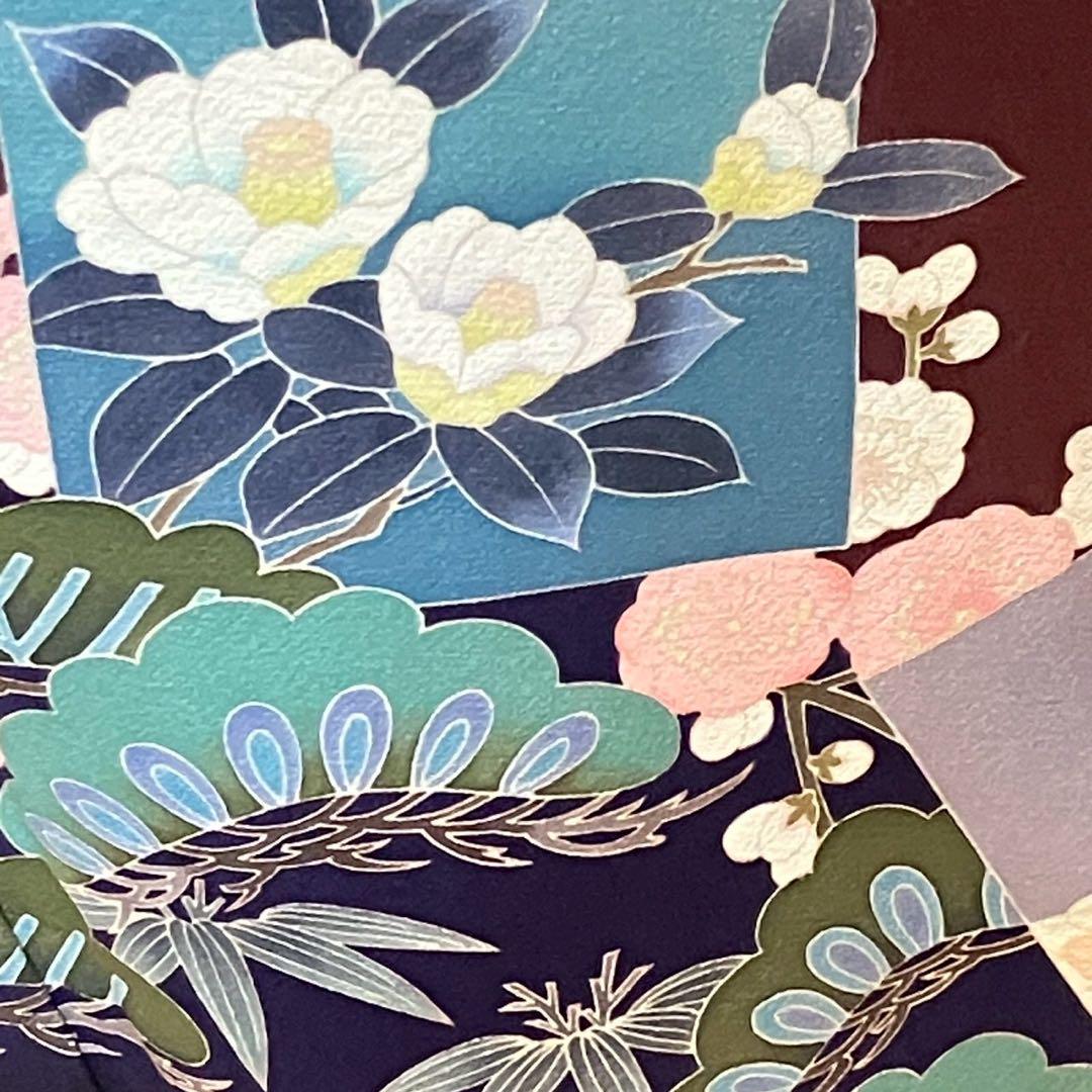 4327# Japanese Tomesode Kimono Vintage Womens Silk Fabric Robe Kimono only sold