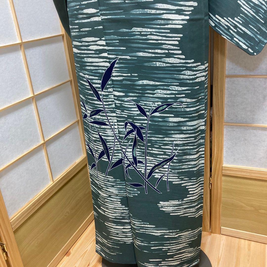 0232# Japanese Kimono only sold Vintage Womens Silk Fabric Robe Summer kimono