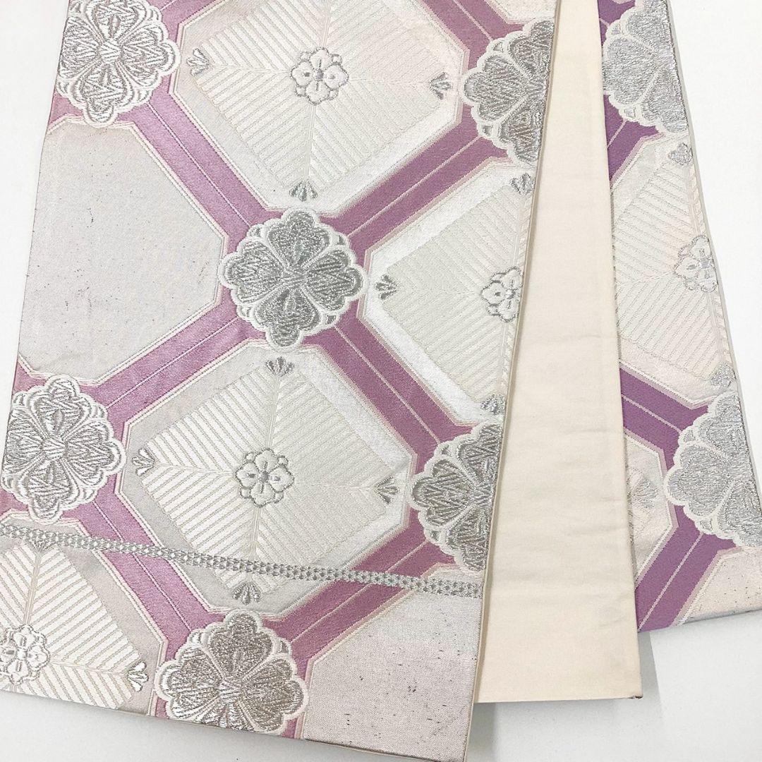 4961# Japanese Vintage Fukuro Obi Belt Kimono Fabric Silk Traditional
