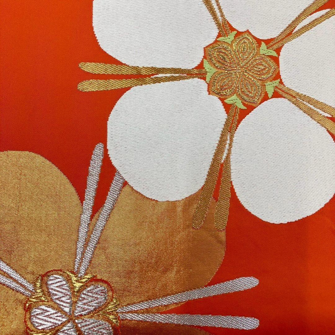 3582# Japanese Vintage Fukuro Obi Belt Kimono Fabric Silk Traditional