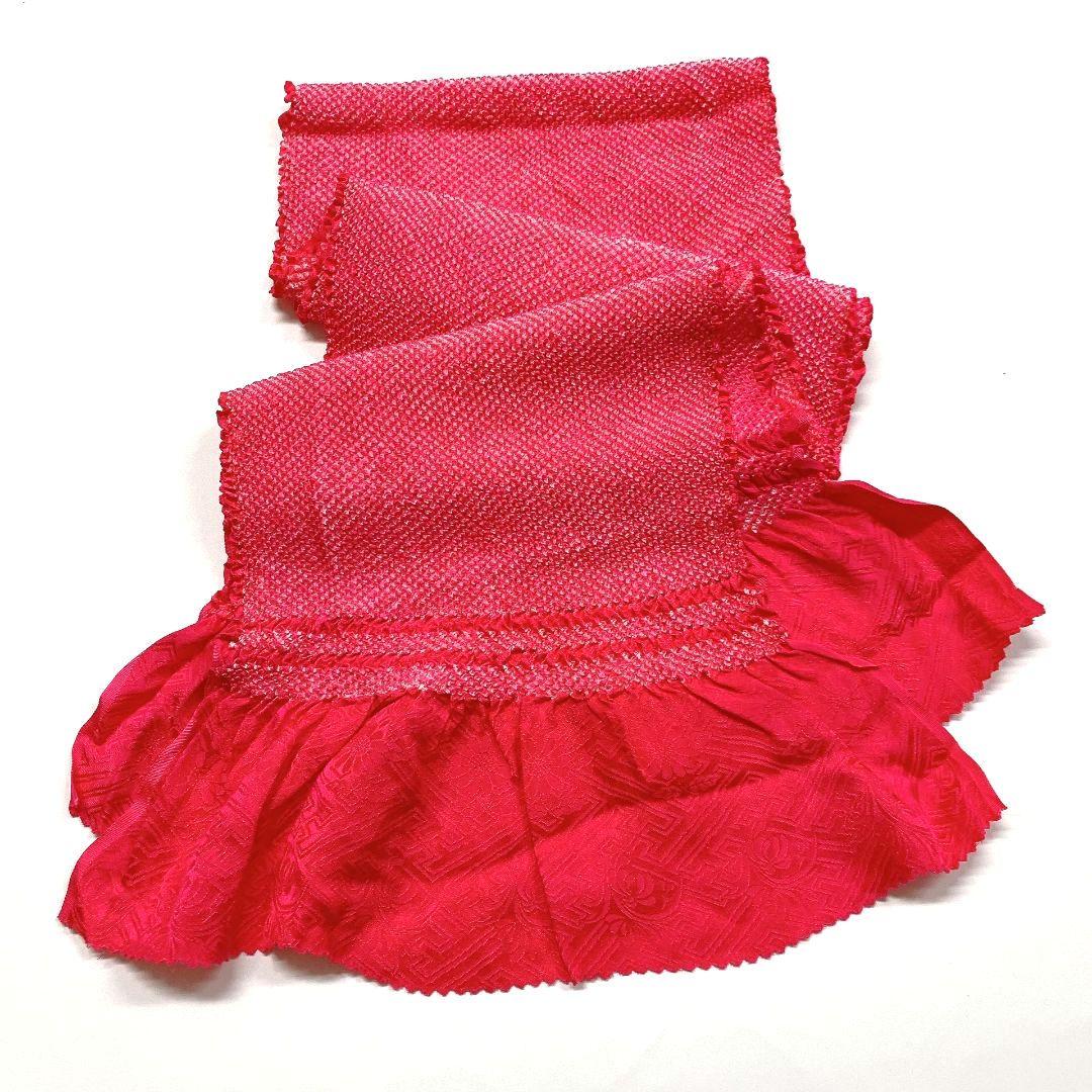 3374# Japanese Kimono Accessory Obiage and Obijime 2-piece Set Silk Shibori