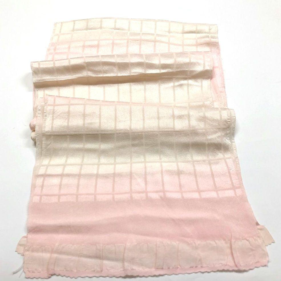 4599# Japanese Kimono Accessory Vintage Obiage and Obijime 2-piece Set Silk