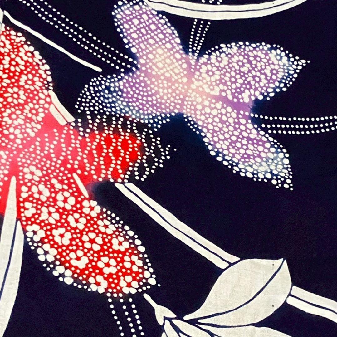 4867# Japanese Yukata Kimono Vintage Cotton Fabric Robe Women's Traditional