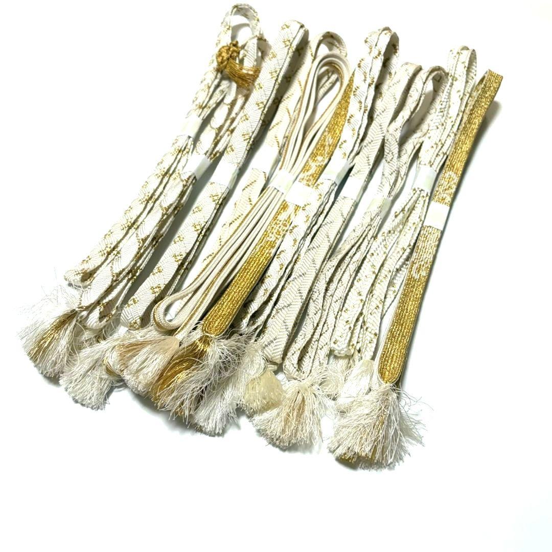 5826# Japanese Vintage Bundle 25pcs Set Bulk Obijime Kimono Silk Wholesale