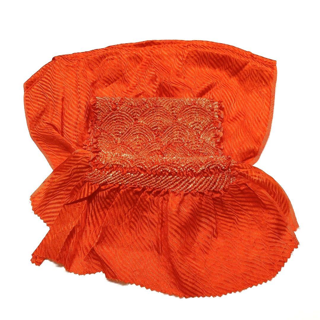 3860# Japanese Kimono Accessory Obiage and Obijime 2-piece Set Silk Shibori