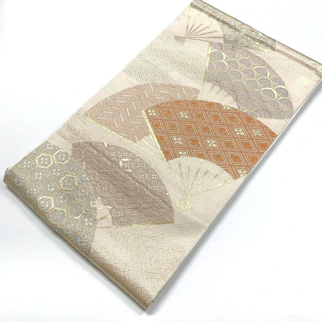 5061# Japanese Vintage Fukuro Obi Belt Kimono Fabric Silk Traditional