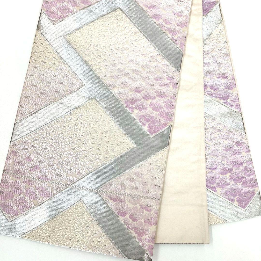 4911# Japanese Vintage Fukuro Obi Belt Kimono Fabric Silk Traditional Embroidery