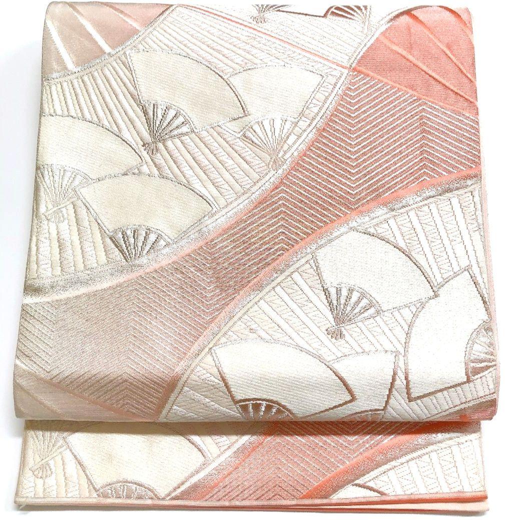 2738# Japanese Vintage Fukuro Obi Belt Kimono Fabric Silk Traditional