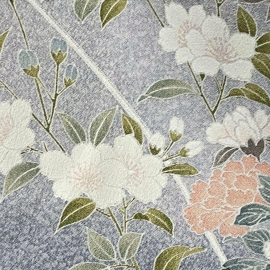 4395# Japanese Kimono Vintage Womens Silk Fabric Robe Kimono only sold Unused
