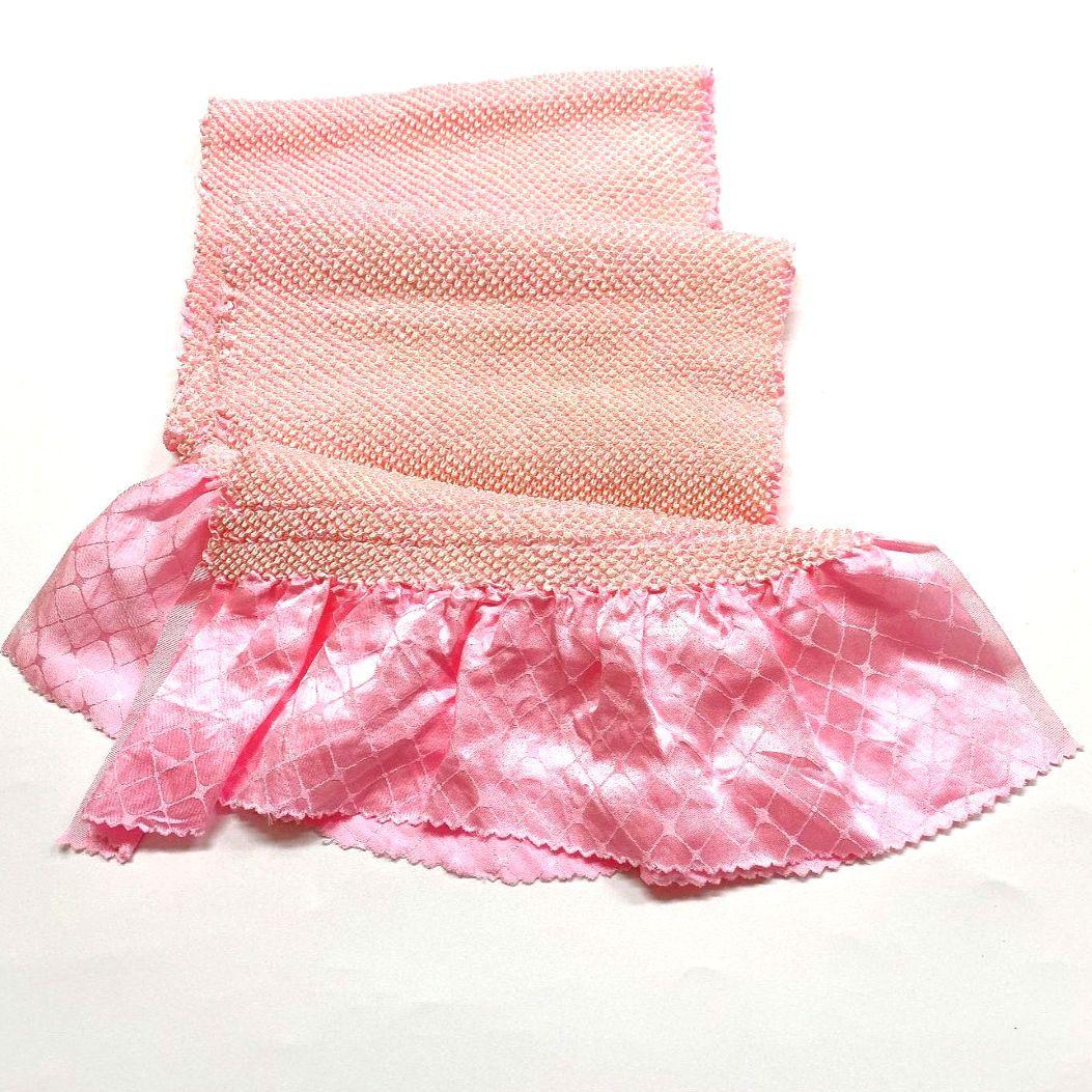 4220# Japanese Kimono Accessory Obiage and Obijime 2-piece Set Silk Shibori