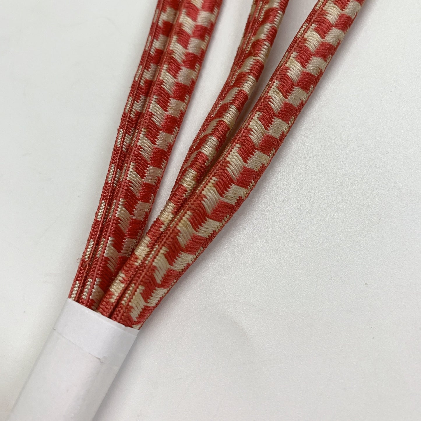 9019# Japanese Kimono Accessory Vintage Obiage and Obijime 2-piece Set Silk