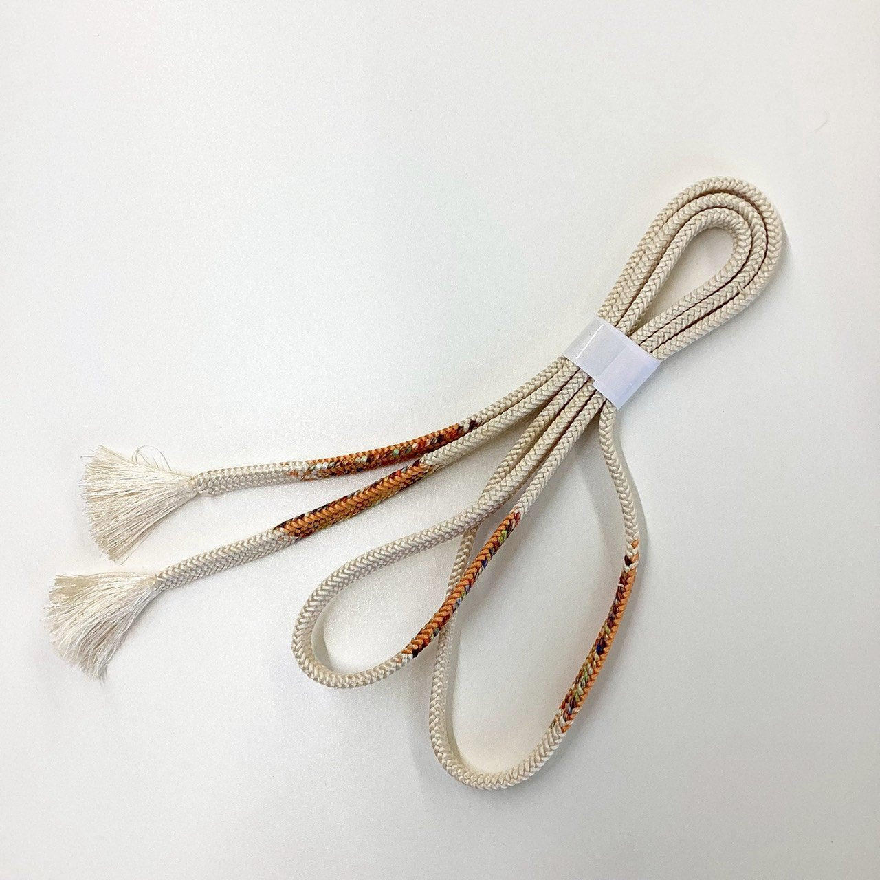 ［8572］帯締め 帯揚げ セット 草花文様 ぼかし 正絹 着物 帯絞め