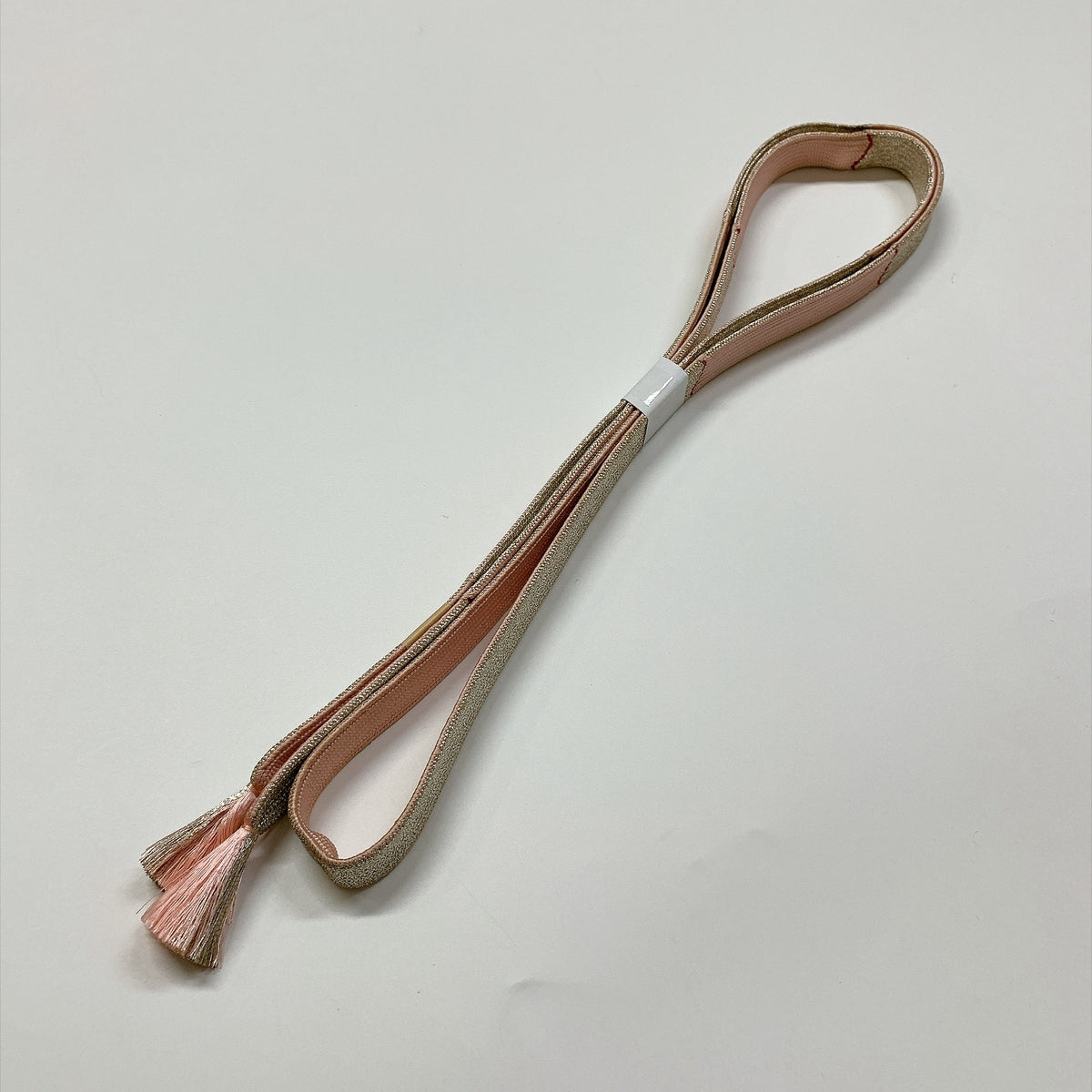 ［9818］帯締め 帯揚げ セット 縮緬 銀糸 正絹 着物 帯絞め
