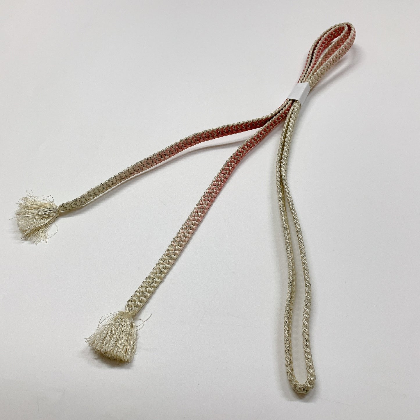 ［8388］帯締め 帯揚げ セット 草花吉祥文様 ぼかし 金彩 正絹 着物 帯絞め