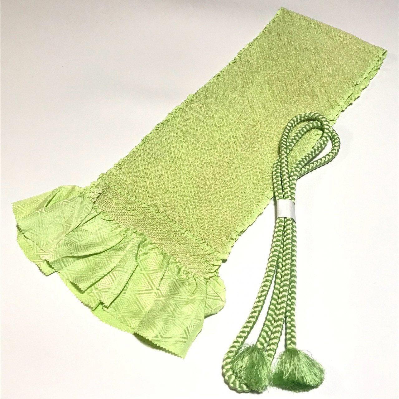 ［9962］帯締め 帯揚げ セット 美品 総絞り 正絹 着物 帯絞め 振袖 成人式