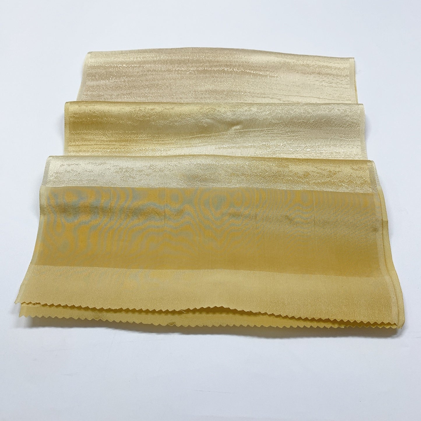 8711# Japanese Kimono Accessory Vintage Obiage and Obijime 2-piece Set Silk