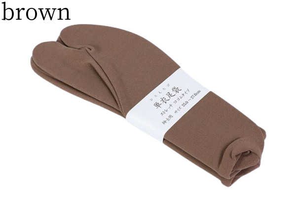 Tabi Socks Japanese Kimono Men's 9.8 to 10.6 in Nylon Ninja-Geta Sandals 　